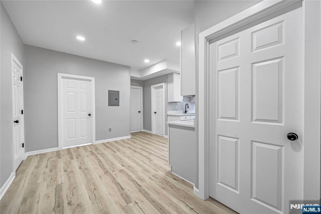 a view of a livingroom with a hardwood
