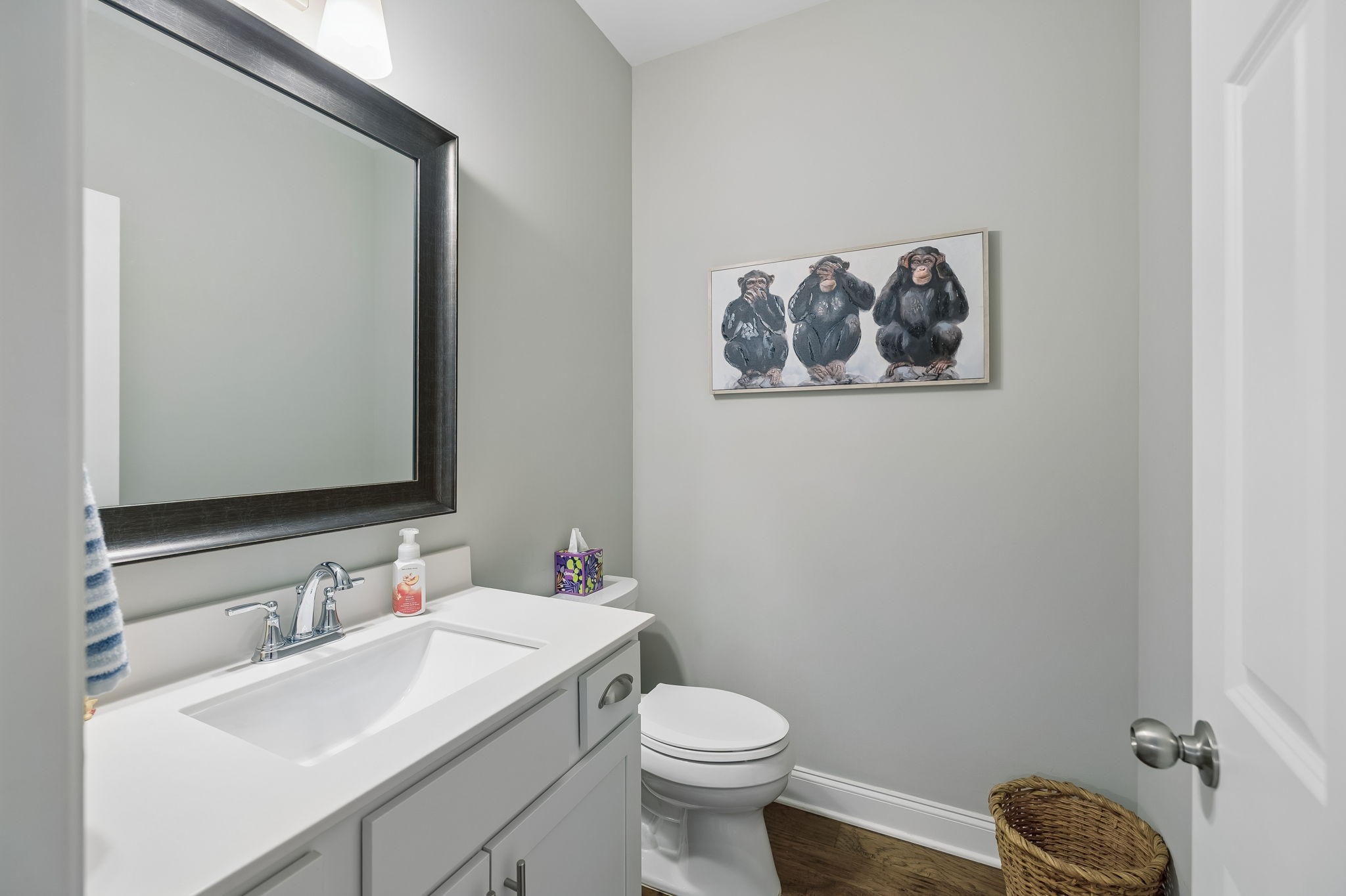 1017 Violet Street Spring Hill, TN 37174 - Photo 20 of 36 a bathroom with a sink and a toilet