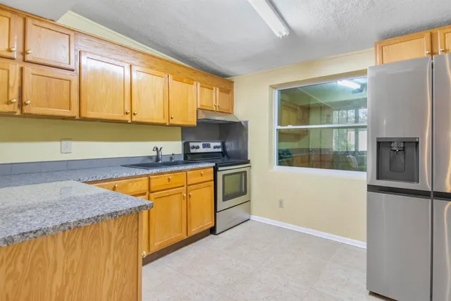 a view of hallway with window