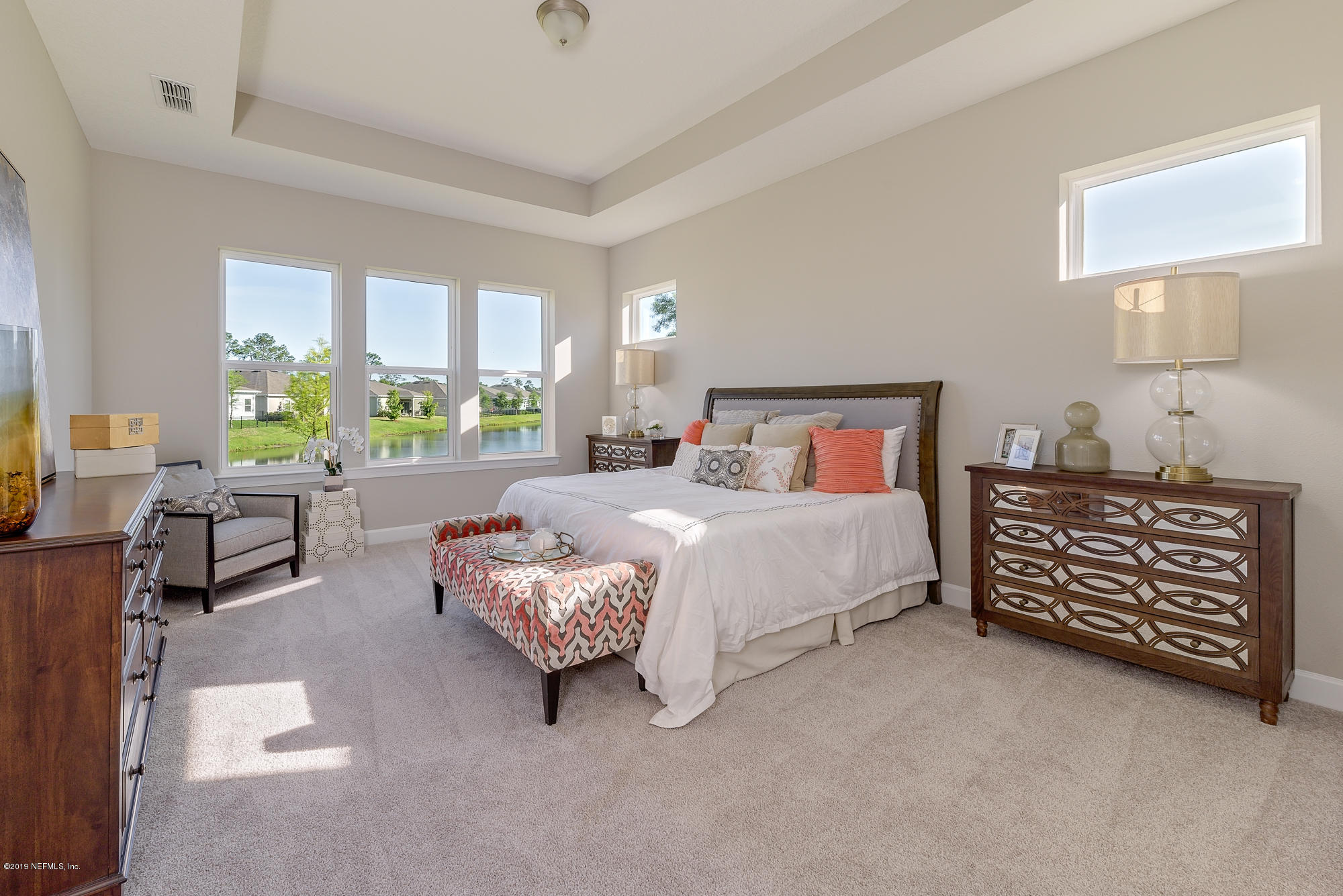 71 Lansing Court St. Augustine, FL 32092 - Photo 27 of 49 a bedroom with furniture and a large window