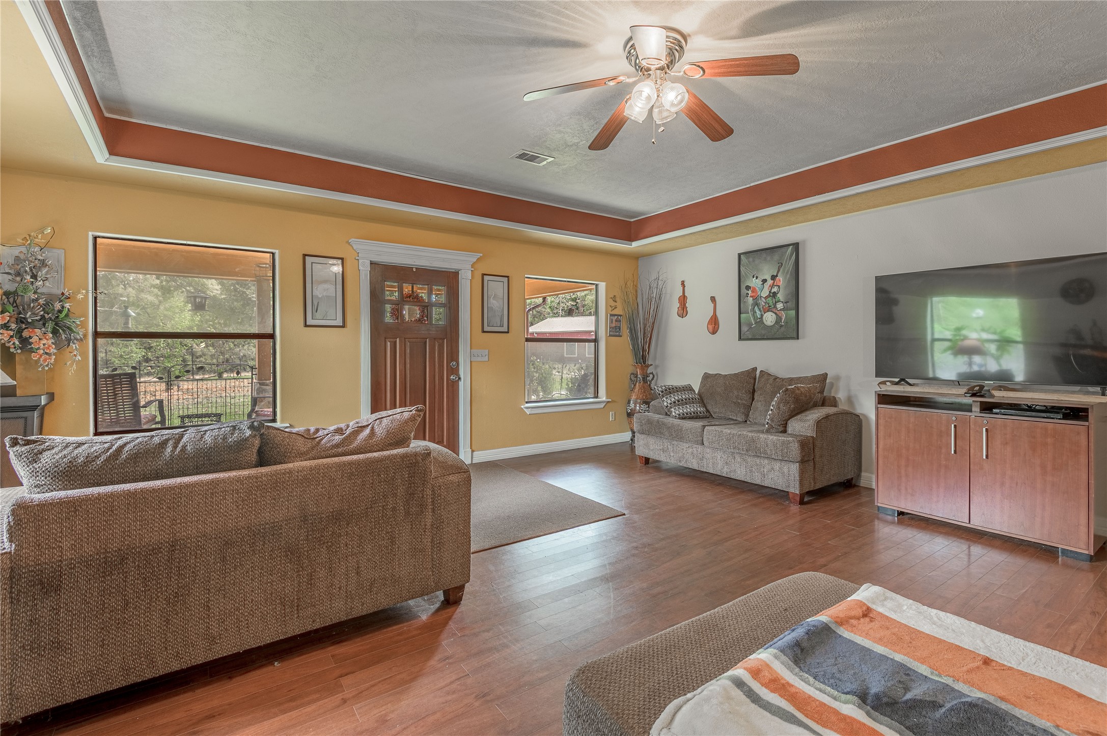 47-57 Stage Coach Road Coldspring, TX 77331 - Photo 6 of 50 a living room with furniture and a large window