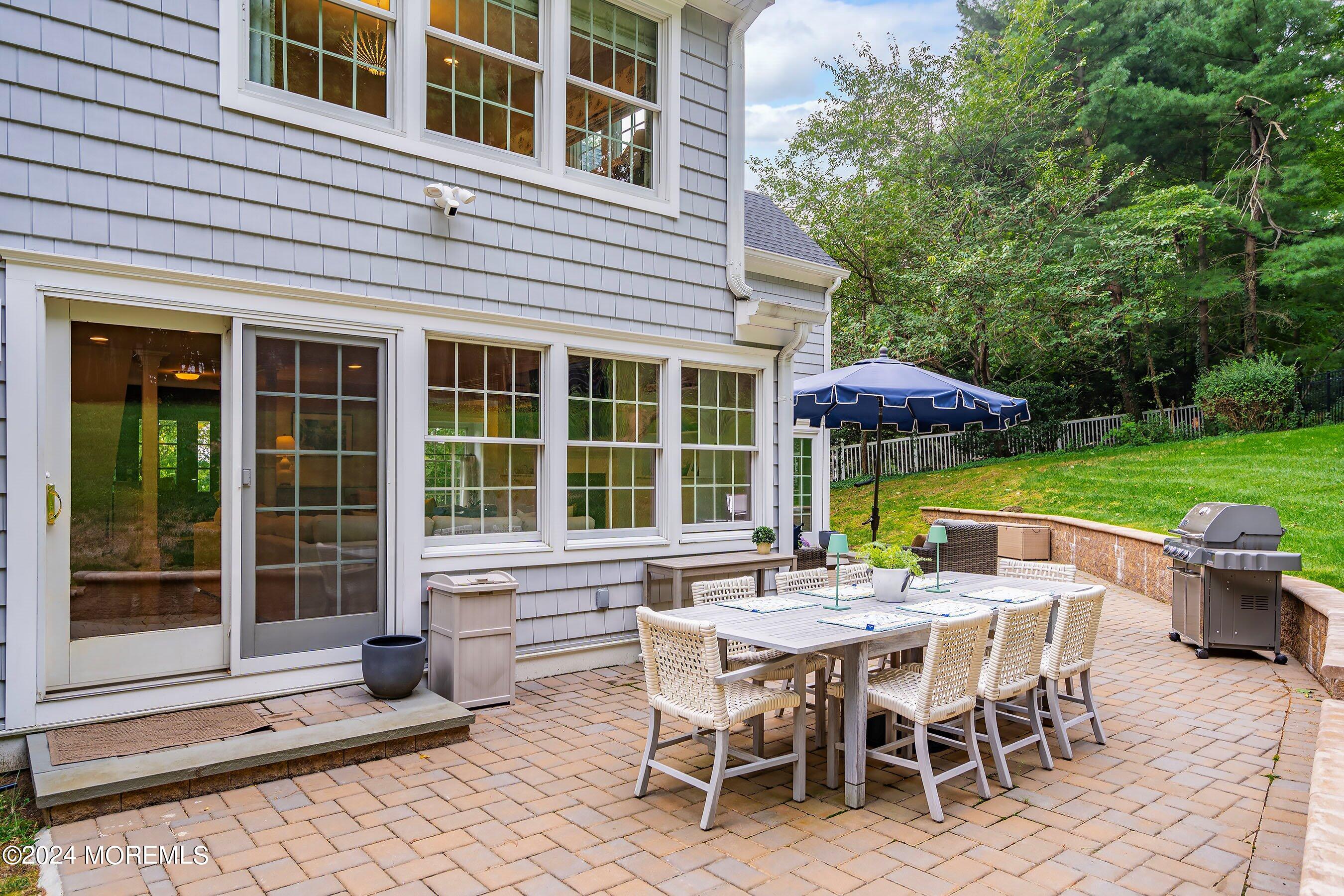 34 Crest Drive Little Silver, NJ 07739 - Photo 31 of 41 Expansive Brick Patio