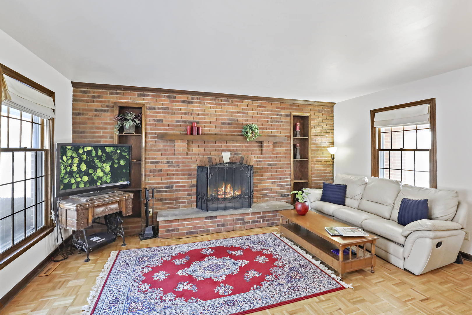 3N118 Howard Road Maple Park, IL 60151 - Photo 8 of 28 a living room with furniture and a fireplace