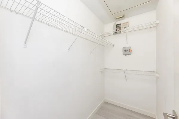 a view of a rack on the wall