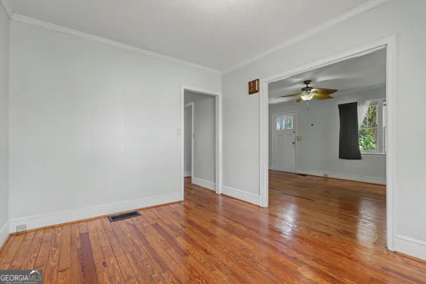 wooden floor in an empty room