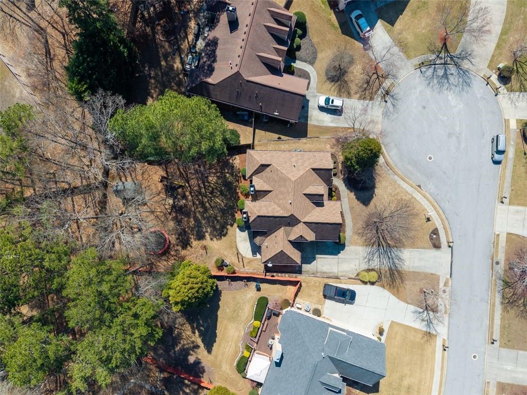 284 Graymist Path Southwest Loganville, GA 30052 - Photo 45 of 45 an aerial view of a house with a yard