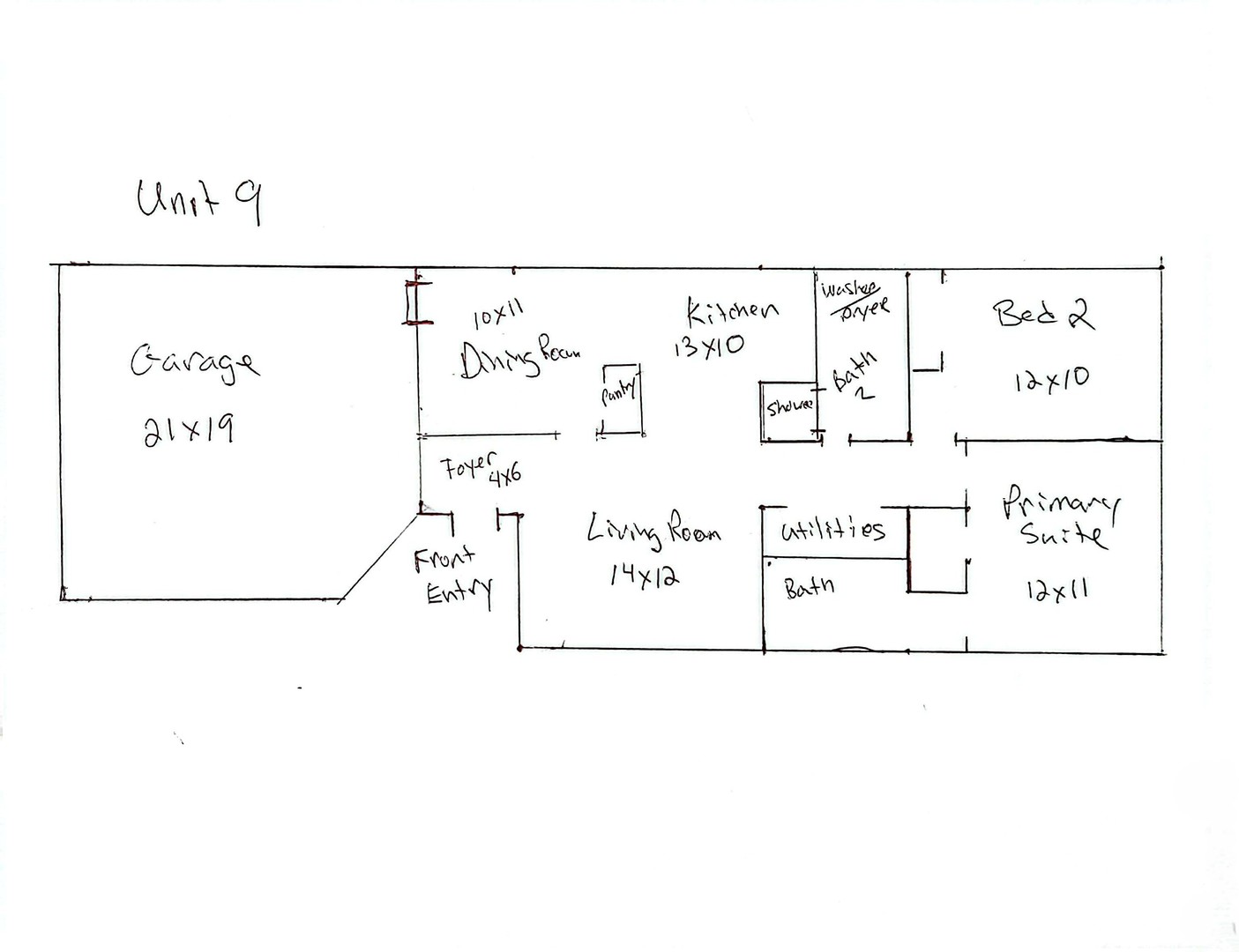 150 North Wooster Street, Unit 9 Capron, IL 61012 - Photo 20 of 23 a picture of a wall with a white wall