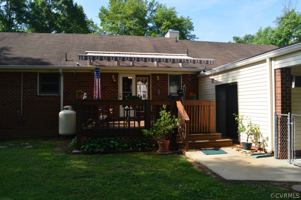 1820 Mill Road Henrico, VA 23231 - Photo 23 of 24 a view of house with a yard and patio