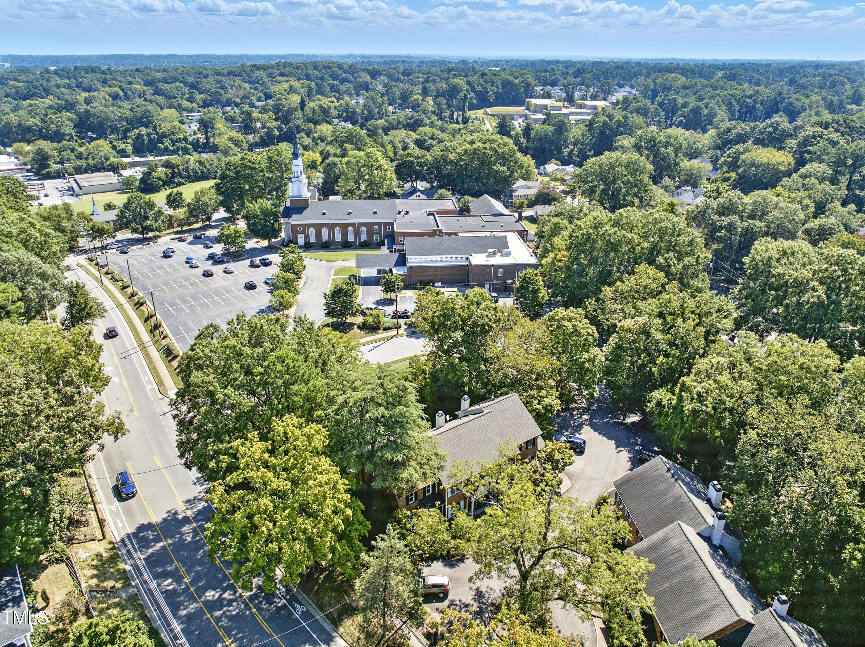 1403 Governors Court Raleigh, NC 27604 - Photo 29 of 34 an aerial view of a city with lots of residential buildings