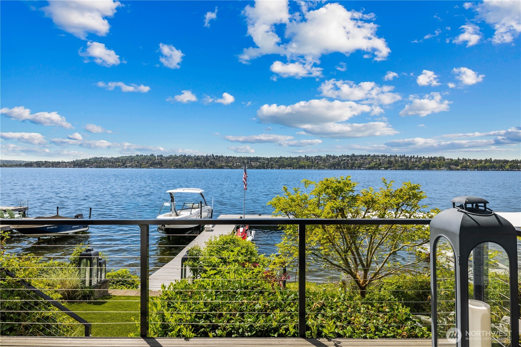 8097 West Mercer Way Mercer Island, WA 98040 - Photo 30 of 40 a view of a lake and outdoor space