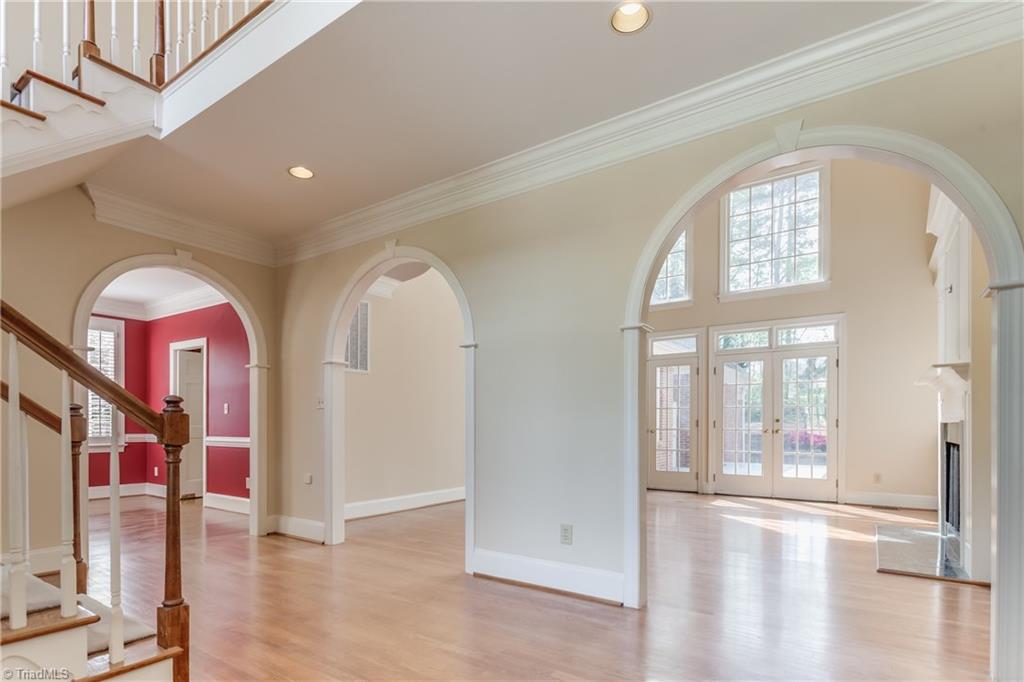 3605 Gaston Road Greensboro, NC 27407 - Photo 3 of 30 Immediately upon entering the home you'll note the lovely architectural details throughout.