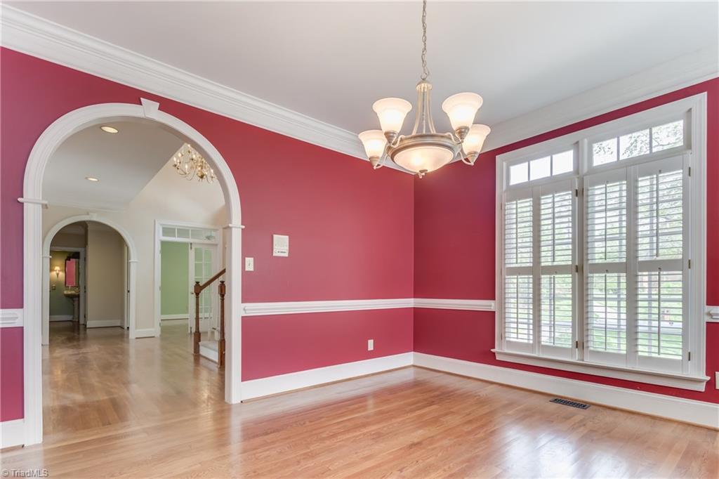 3605 Gaston Road Greensboro, NC 27407 - Photo 10 of 30 Dining Room on other side of Entry w/plenty of room for entertaining family and friends.