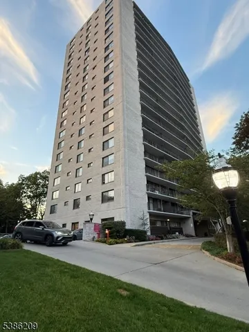 a front view of a building