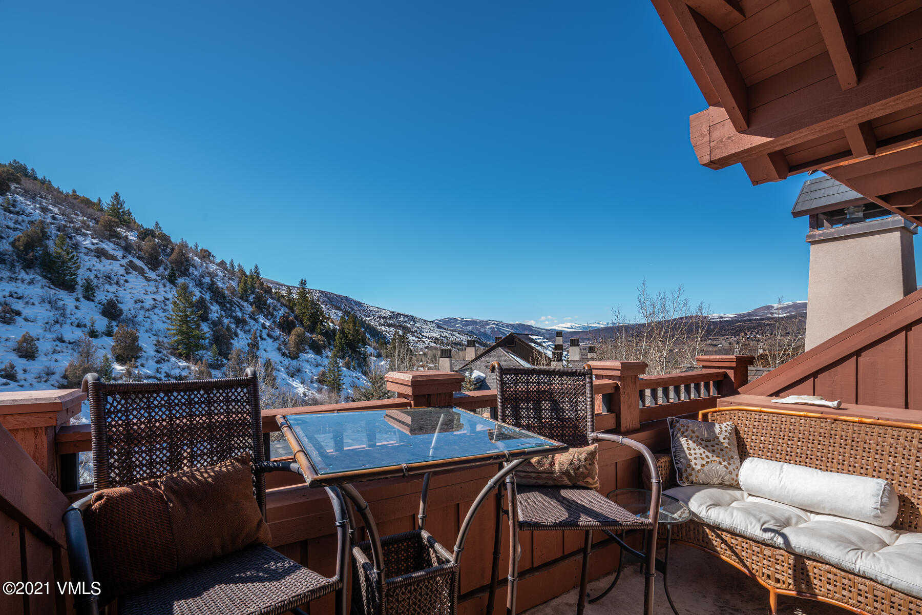 160 Cresta Road, Unit R501 Edwards, CO 81632 - Photo 10 of 21 a view of a balcony with furniture
