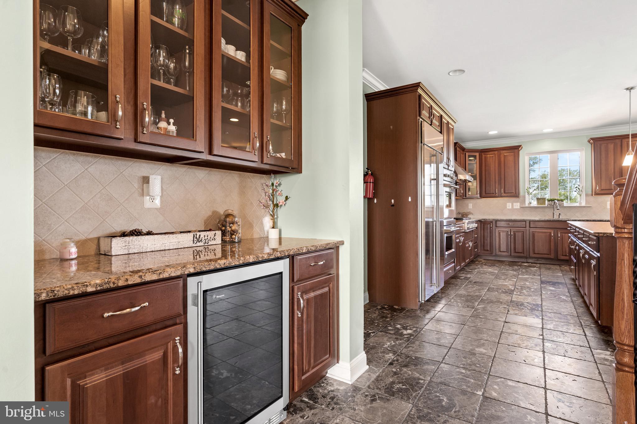 803 Derius Drive Mickleton, NJ 08056 - Photo 18 of 55 Butler's Pantry with Wine Cooler