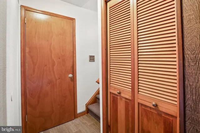 a brick oven with kitchen view