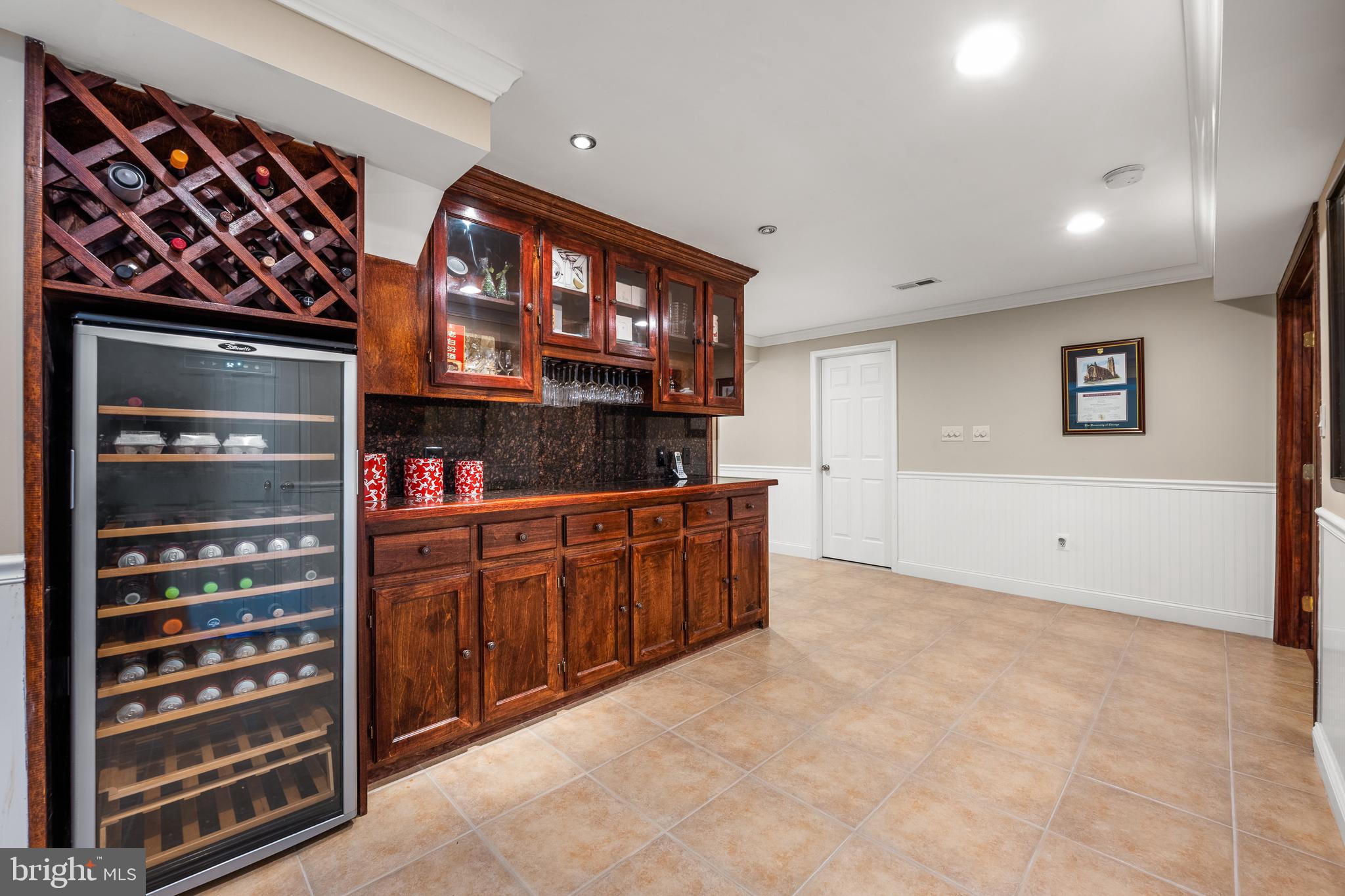 8 Hayworth Circle Exton, PA 19341 - Photo 35 of 39 Bar with wine fridge