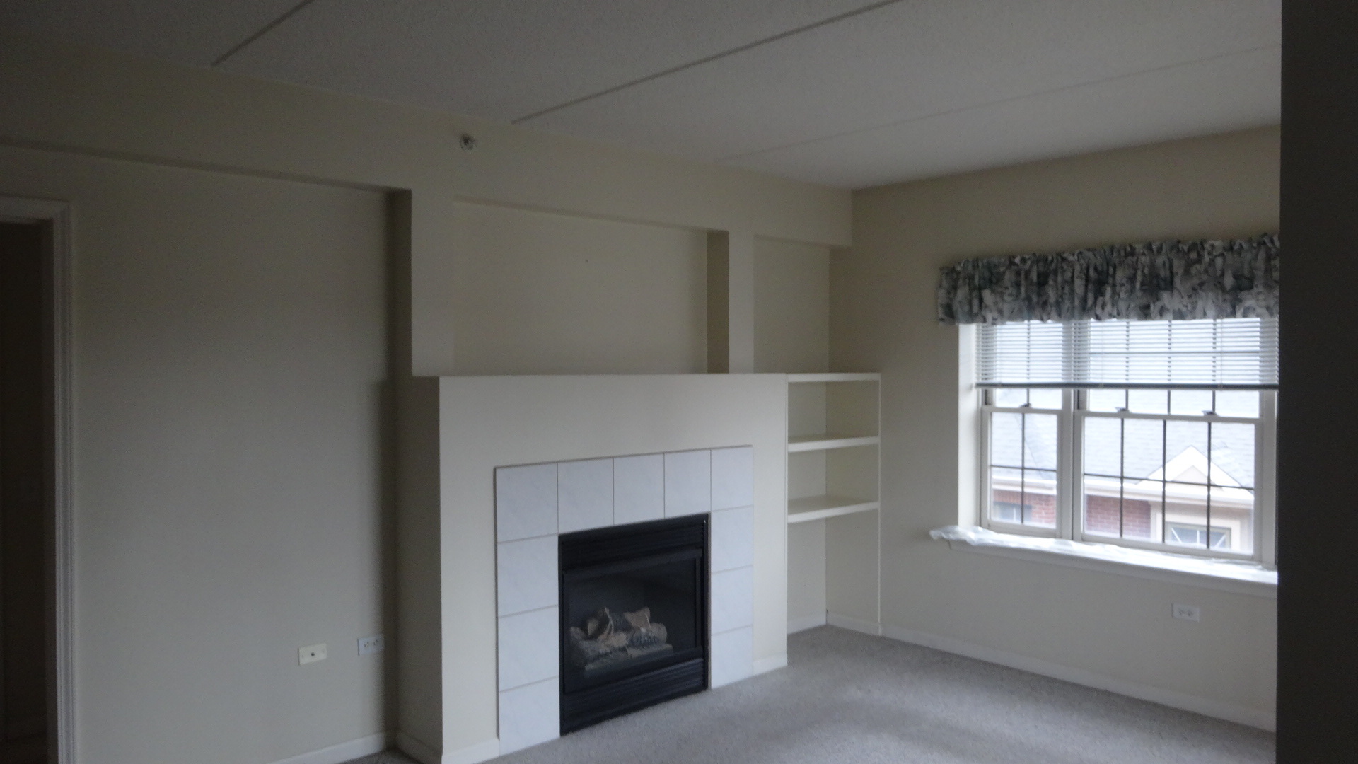 210 North Addison Avenue, Unit 401 Elmhurst, IL 60126 - Photo 17 of 30 a living room with a fireplace and windows