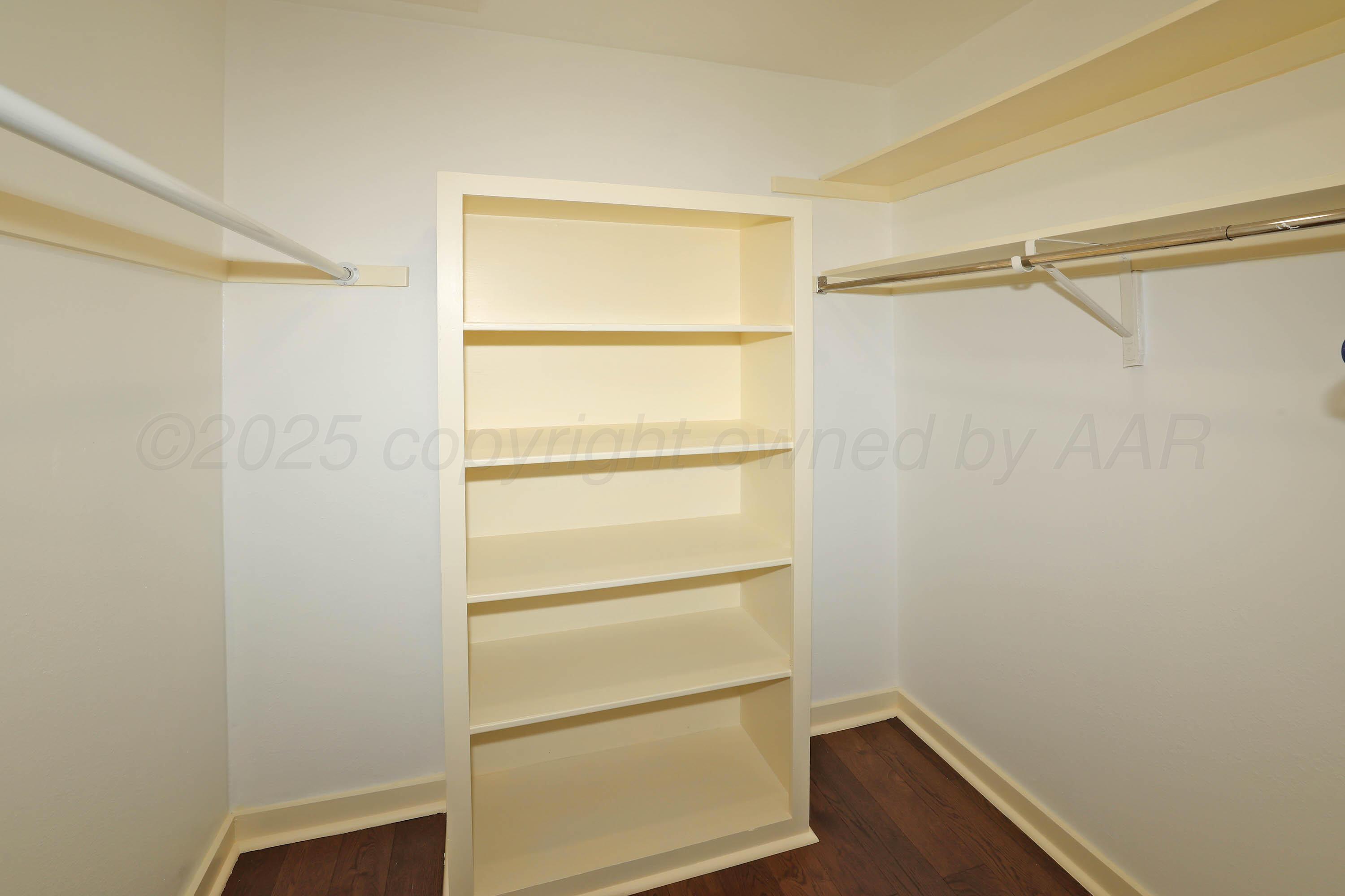 6 Woodstone Street Amarillo, TX 79106 - Photo 30 of 35 a view of an empty walk in closet