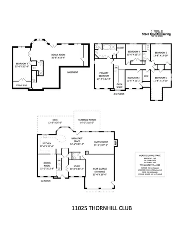 $970,000 | 11025 Thornhill Club Drive, Charlotte, NC 28277