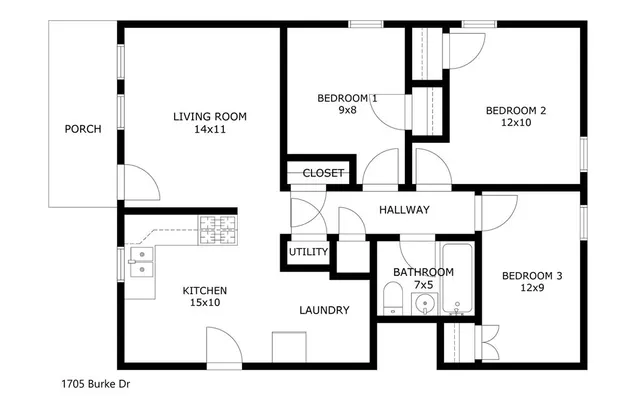 $1,599 | 1705 Burke Drive, Garland, TX 75040