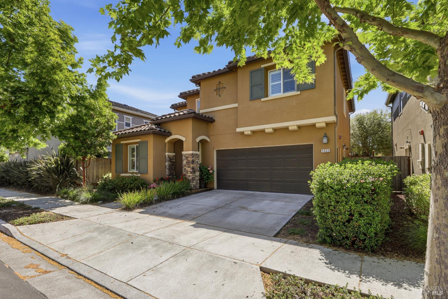 5533 Kennedy Place Rohnert Park, CA 94928 - Photo 35 of 63 a front view of a house with garden