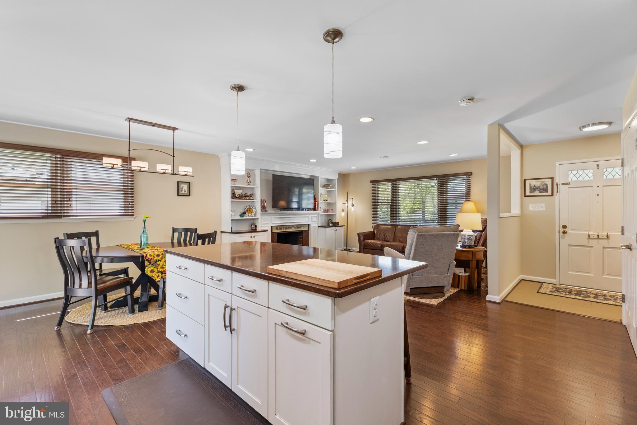7604 Hogarth Street Springfield, VA 22151 - Photo 14 of 37 Kitchen open to dining area and living room