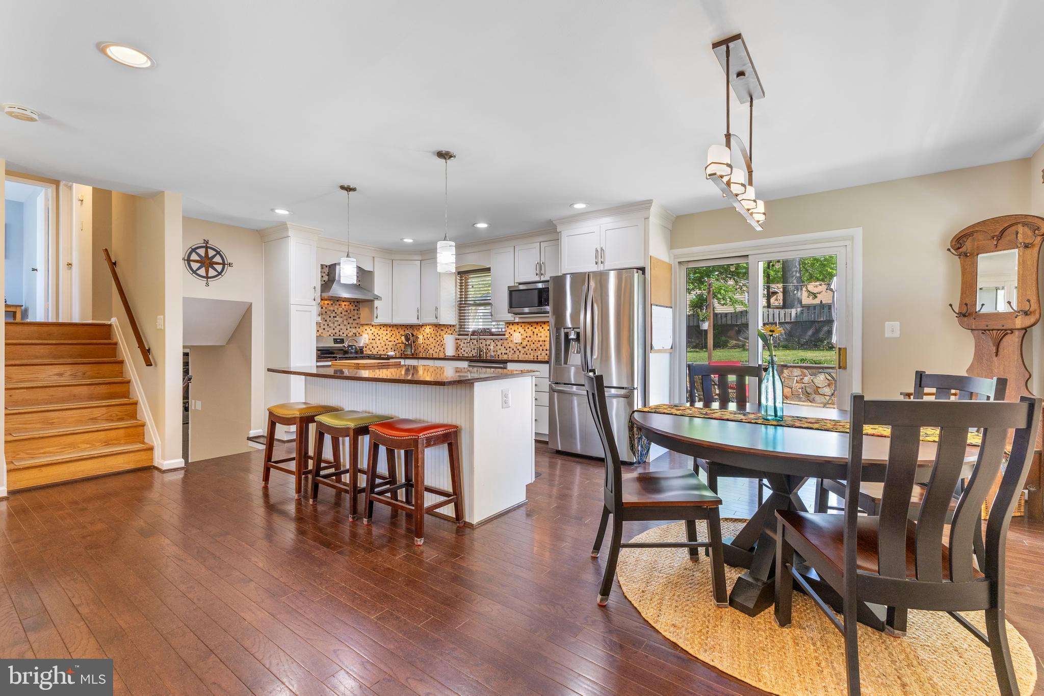 7604 Hogarth Street Springfield, VA 22151 - Photo 16 of 37 Access from kitchen to the patio at rear