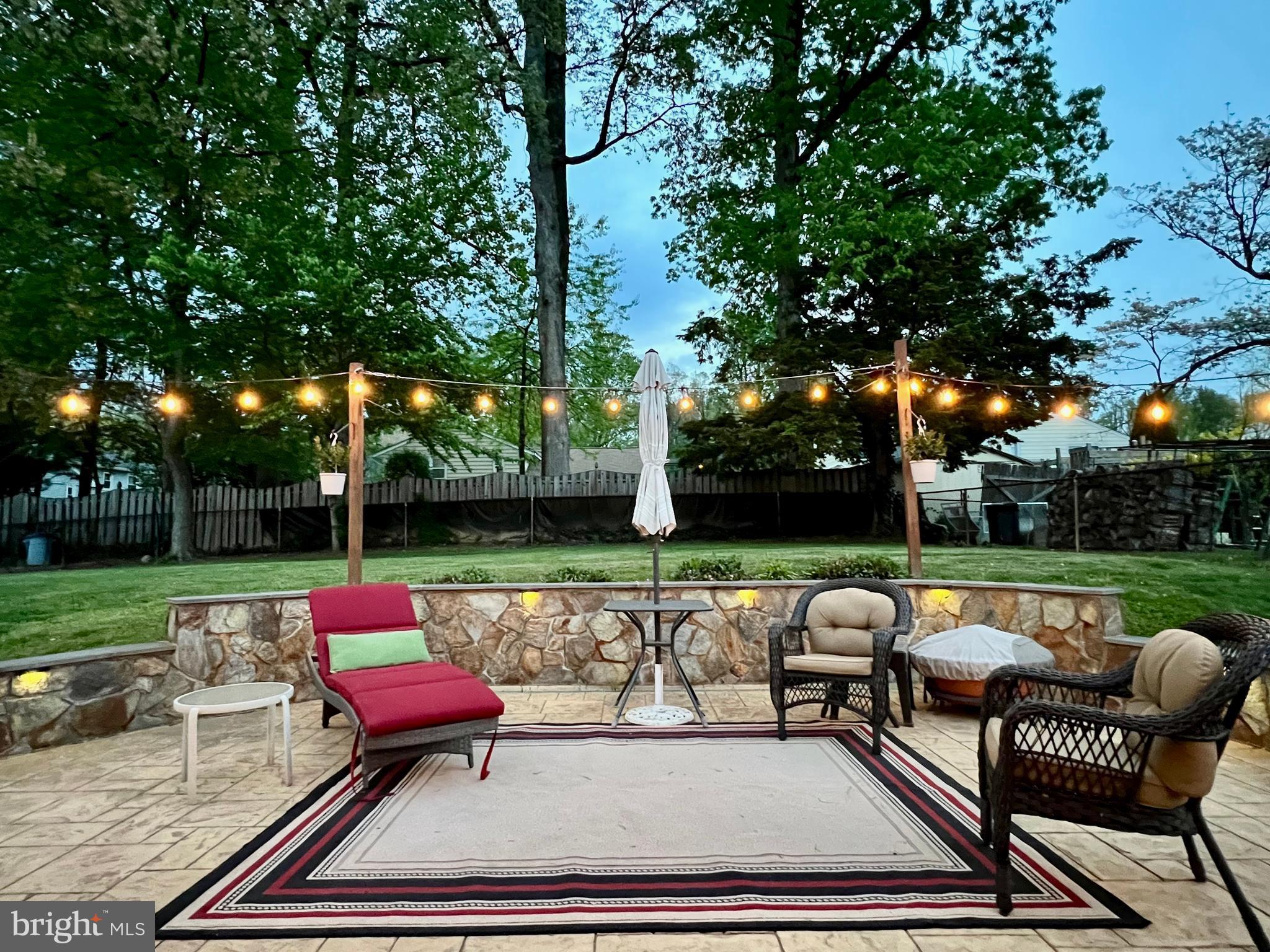 7604 Hogarth Street Springfield, VA 22151 - Photo 3 of 37 Use the patio at night for relaxing evenings