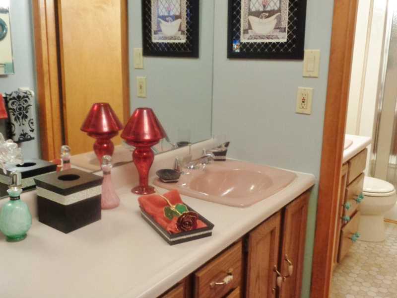Master Bath/Spa. Master Bath, with Double Sinks, Tub and Shower. Lots of room for two people preparing for their morning.