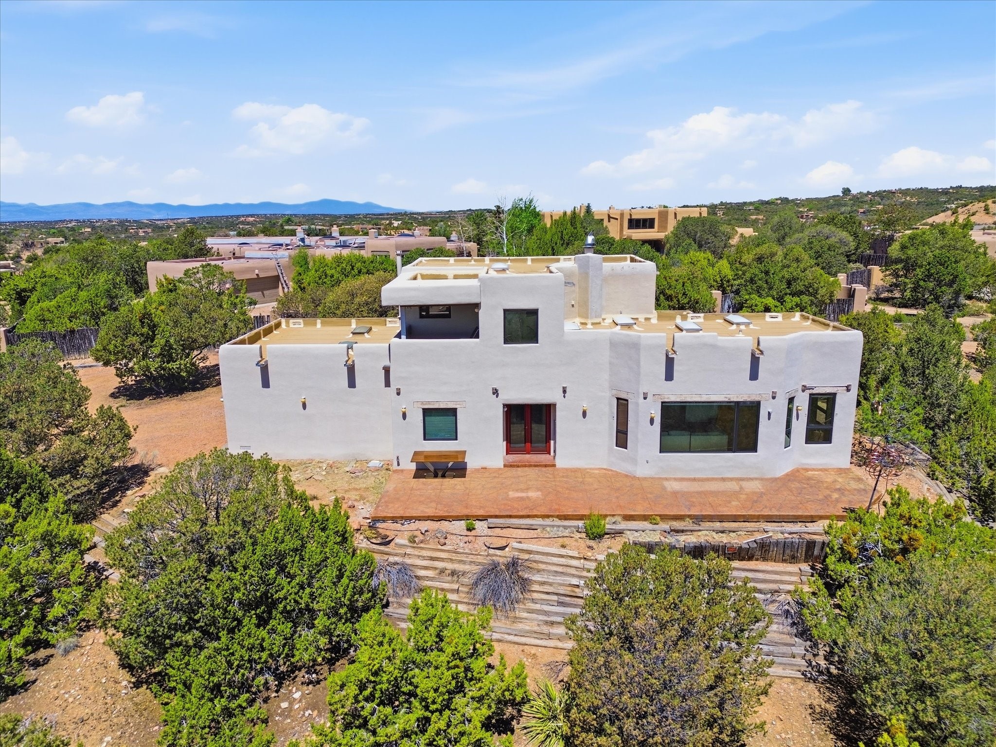 975 Indian Ridge Road Santa Fe, NM 87501 - Photo 54 of 67 Aerial View
