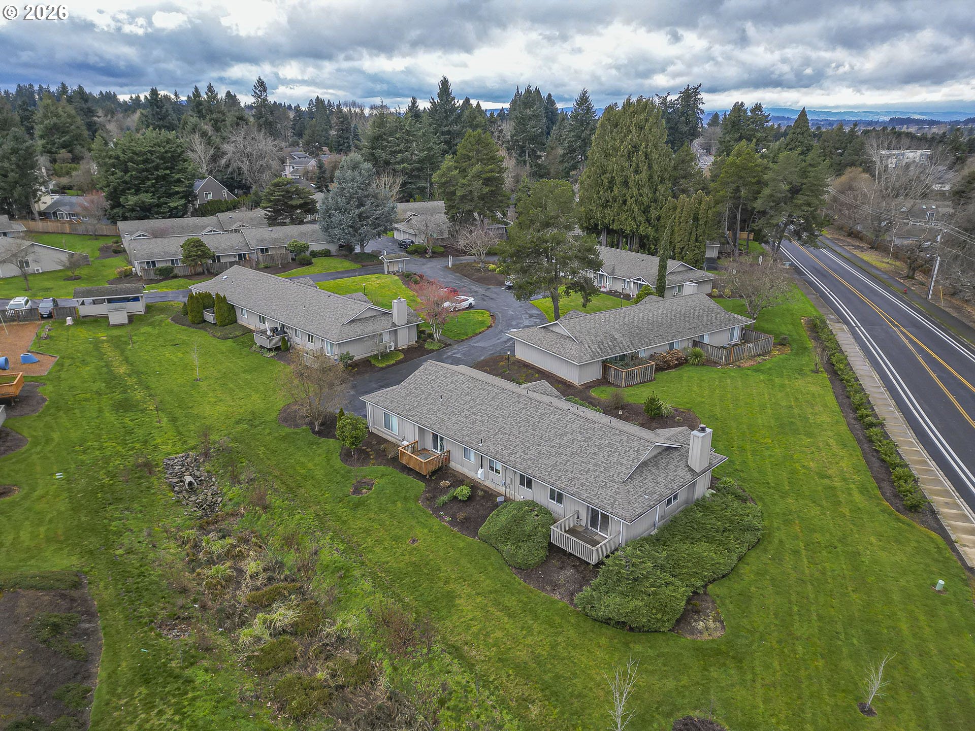 8315 Southwest Shenandoah Way Tualatin, OR 97062 - Photo 22 of 29 an aerial view of a house with garden