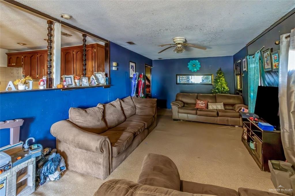 733 East Earling Road San Juan, TX 78589 - Photo 14 of 19 a living room with furniture and a flat screen tv
