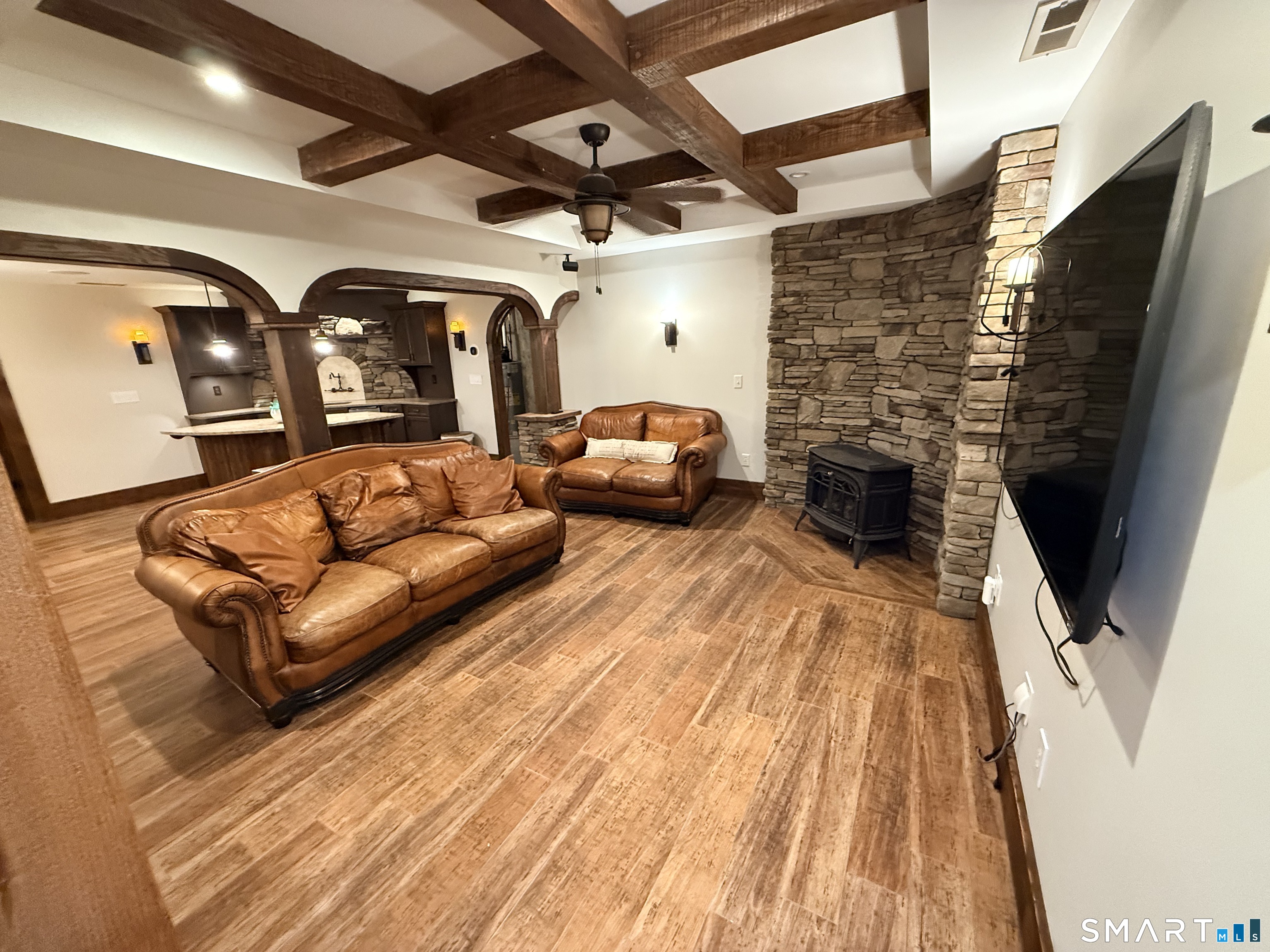 85 Old Rod Road Colchester, CT 06415 - Photo 28 of 40 With Fireplace and custom ceilings