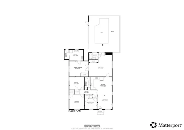 a picture of a floor plan