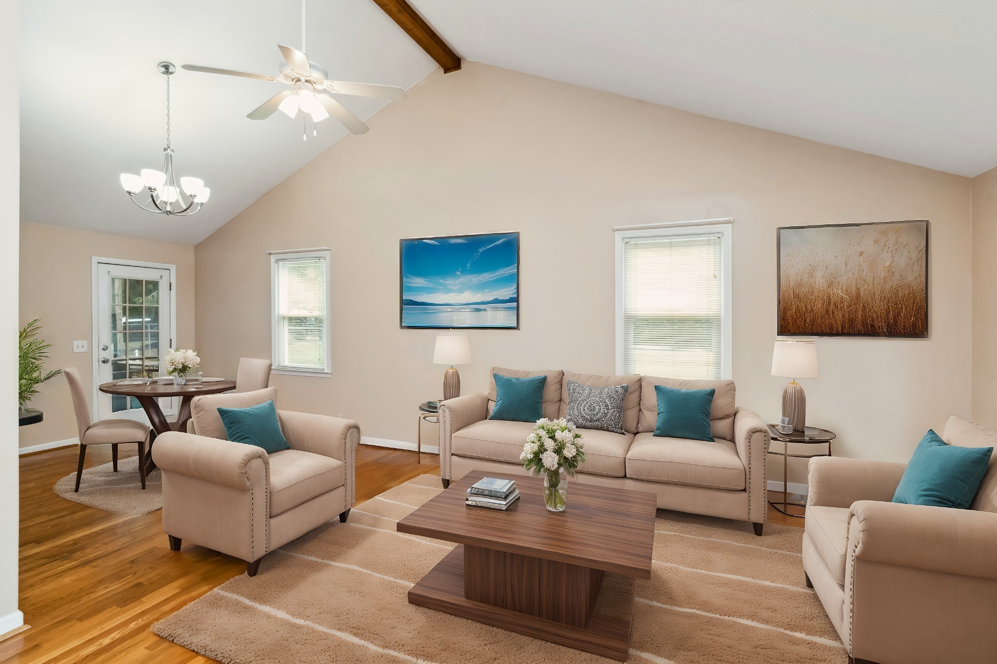 239 Green Harbor Road Old Hickory, TN 37138 - Photo 3 of 26 Great room and dining area