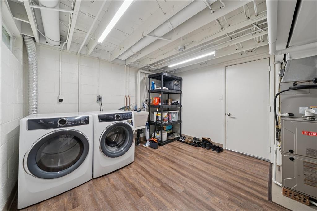 2047 Haymaker Road Monroeville, PA 15146 - Photo 29 of 31 a view of a storage & utility room with wooden floor