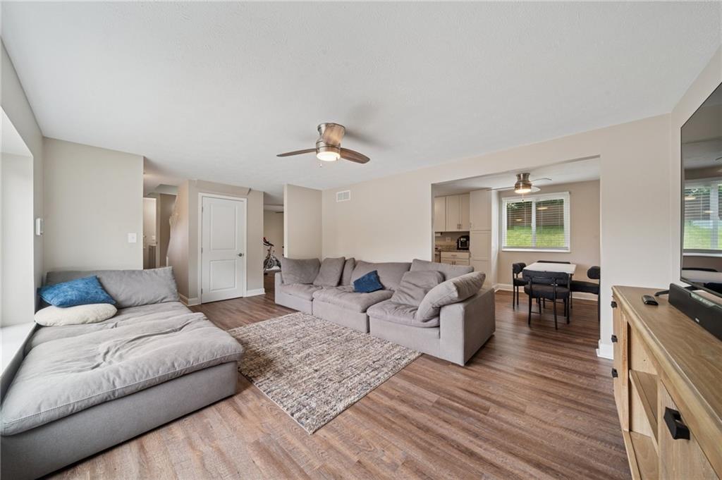 2047 Haymaker Road Monroeville, PA 15146 - Photo 3 of 31 a living room with furniture and a wooden floor