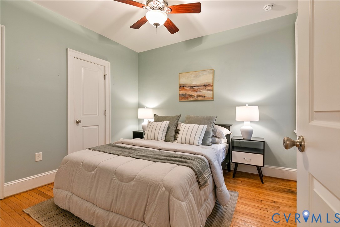 601 Roseneath Road, Unit U1 Richmond, VA 23221 - Photo 22 of 36 Interior space featuring wood-finish flooring, lig