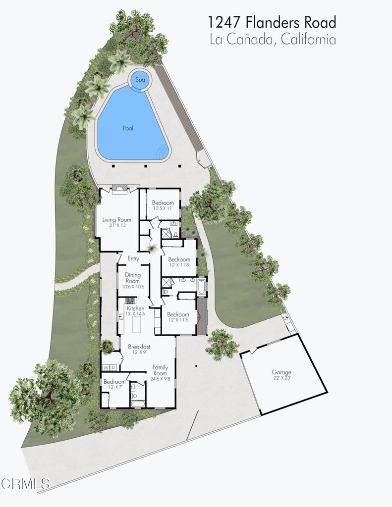 1247 Flanders Road La Canada Flintridge, CA 91011 - Photo 38 of 38