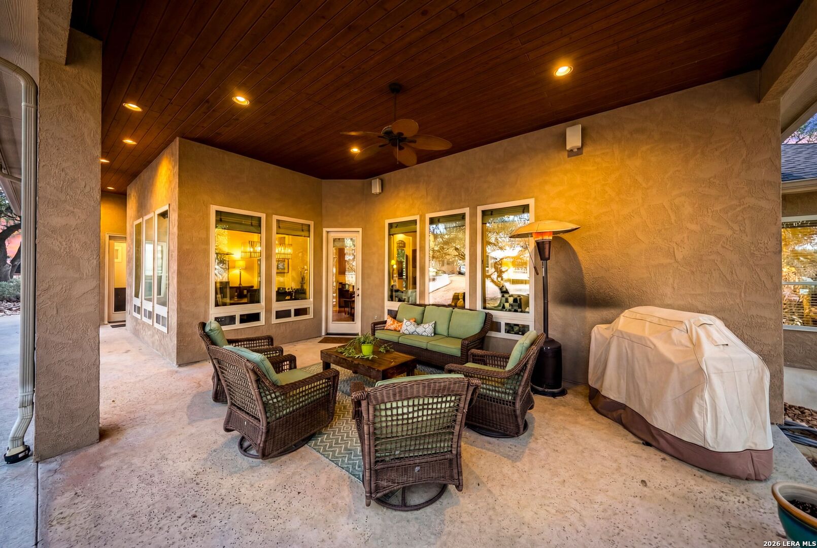 970 Flightline Spring Branch, TX 78070 - Photo 28 of 40 a bedroom with furniture and a large window