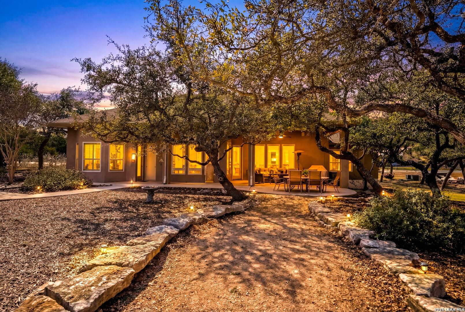 970 Flightline Spring Branch, TX 78070 - Photo 30 of 40 a view of a yard with a tree