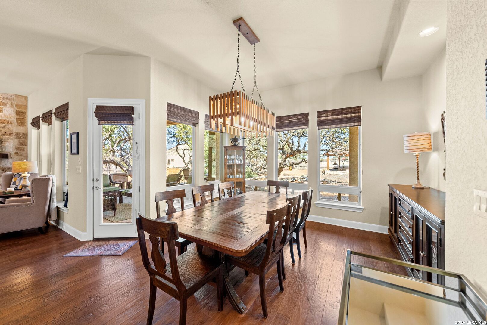 970 Flightline Spring Branch, TX 78070 - Photo 8 of 40 a dining room with furniture window wooden floor