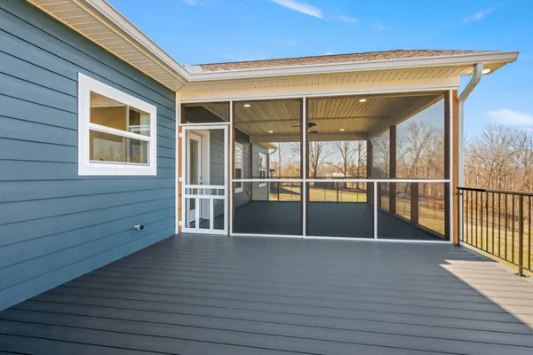 a house view with a outdoor space