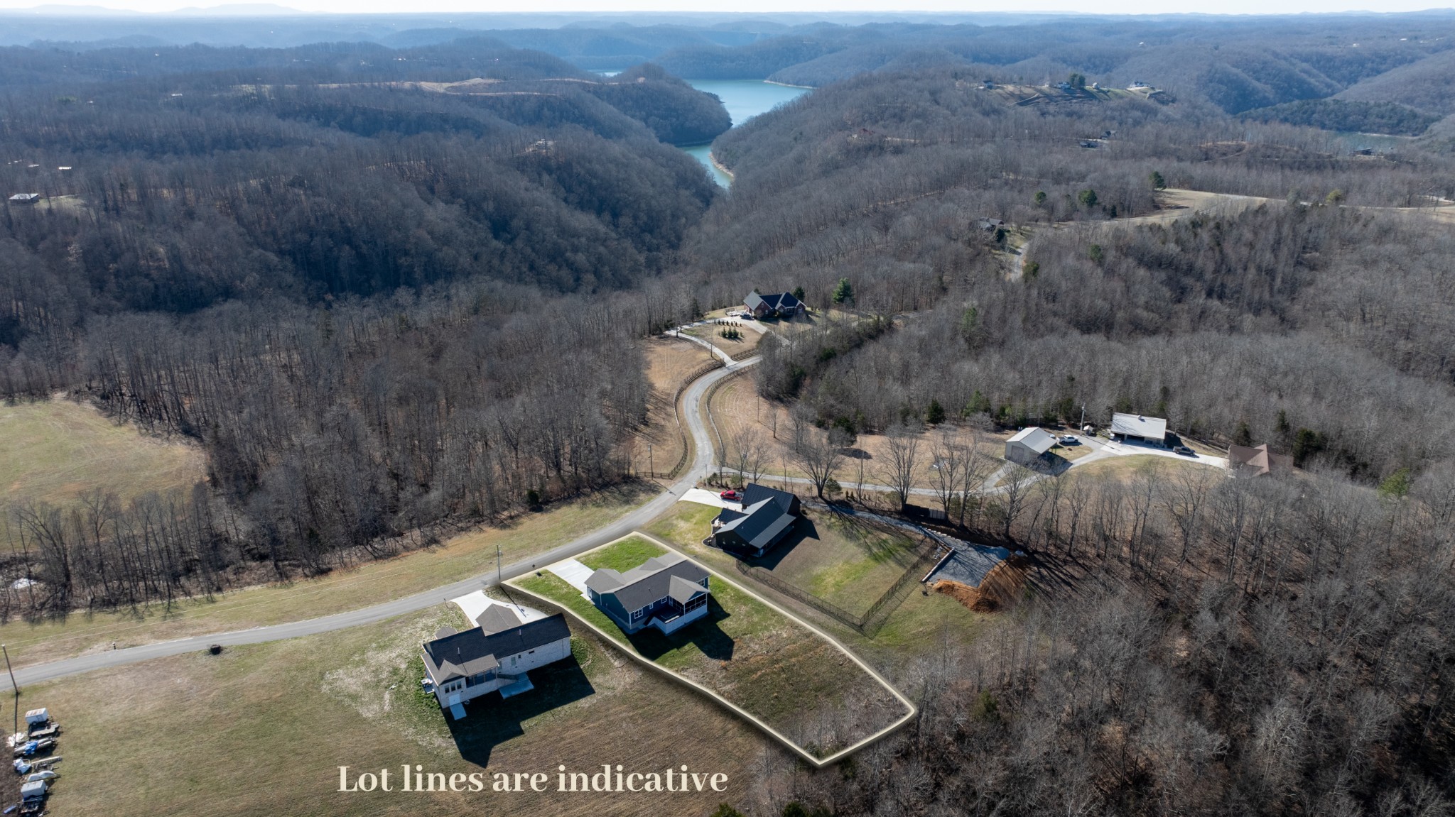 9345 Fox Hill Road Baxter, TN 38544 - Photo 19 of 54 an aerial view of a house with a yard