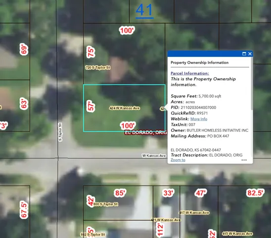 $5,500 | 424 West Kansas Avenue, El Dorado, KS 67042