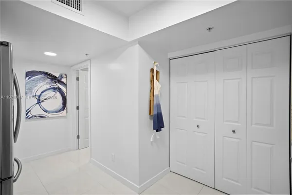 a view of a walk in closet