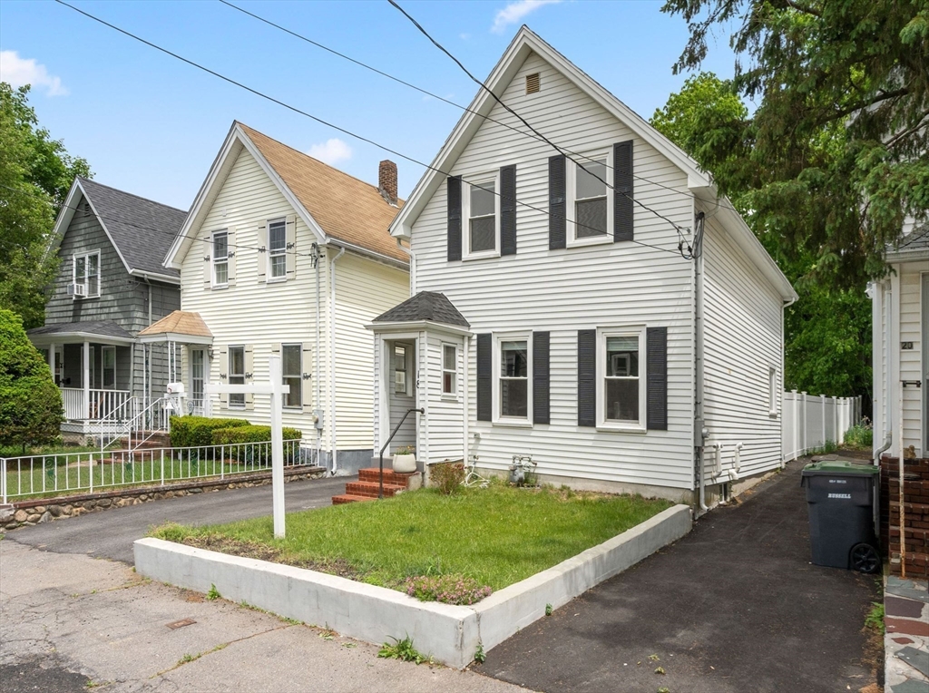 18 Harding Terrace Dedham, MA 02026 - Photo 26 of 38 a front view of a house with a yard
