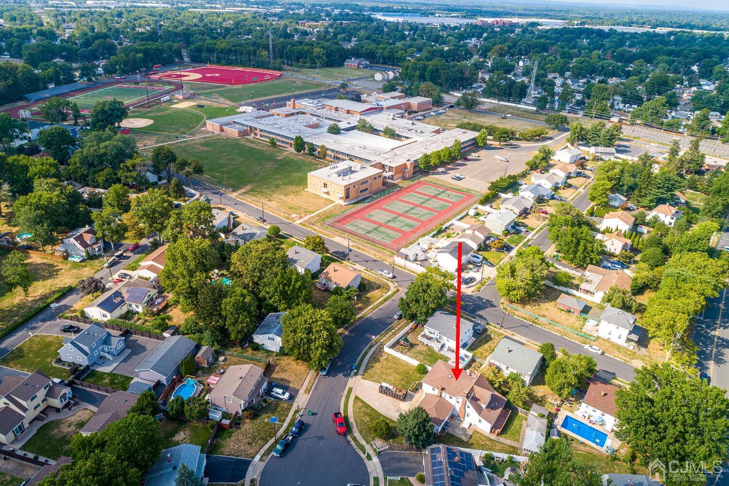 7 Paley Place Edison, NJ 08817 - Photo 48 of 53 an aerial view of residential houses with outdoor space