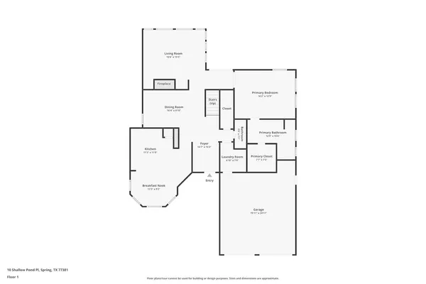 a picture of floor plan
